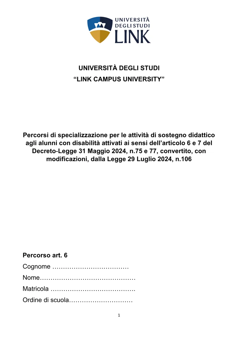 Anteprima Format INDIRE — Unilink